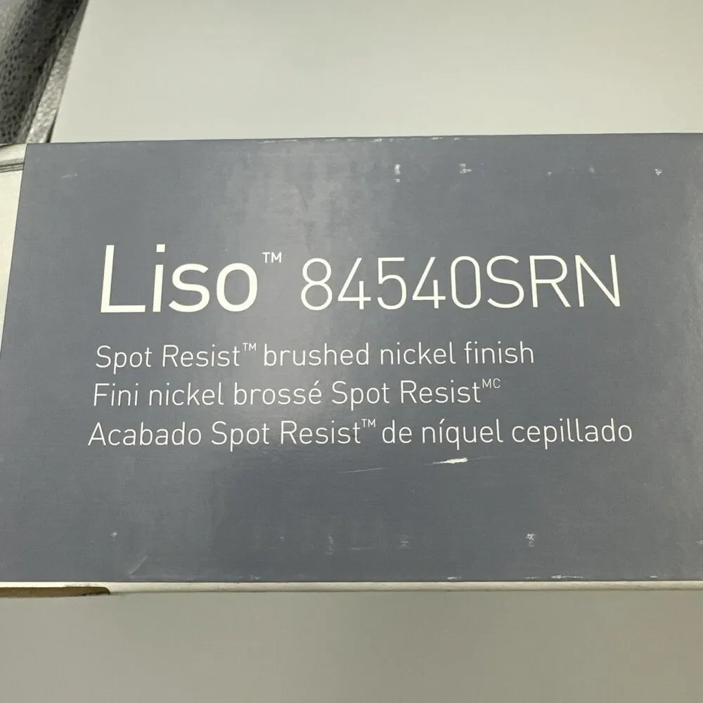 Moen Liso 84540SRN Brushed Nickel Finish Single Handle Bathroom Faucet